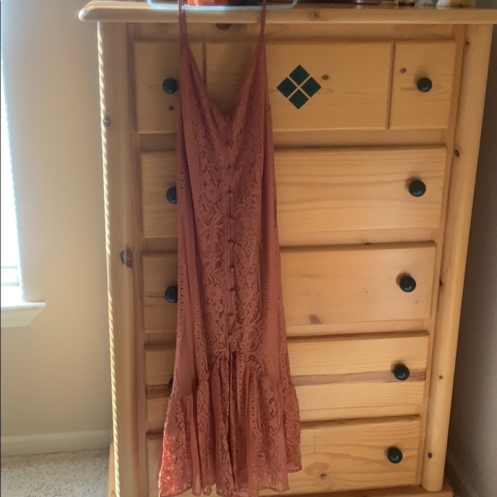 Dusty rose dress